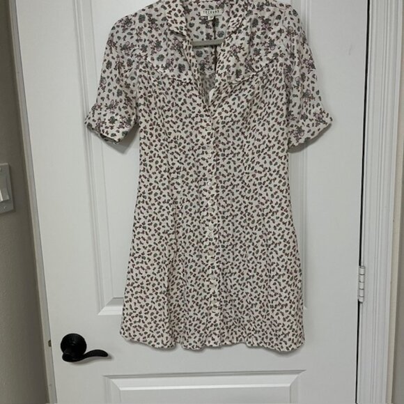 Tecovas western yoked button front dress in XS - Picture 1 of 9